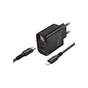 Зарядний пристрій BOROFONE BA98A Ilustre 2xUSB-C + 1xUSB-A PD30W digital display + cable USB-C to Lightning Black (6941991120527) - уменьшенное изображение 5
