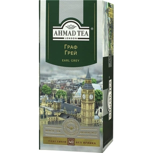 Чай Ahmad Tea Граф Грей 40х2 г (54881006828) зображення 1