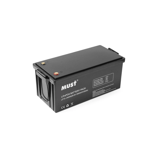 Батарея LiFePo4 Must 25.6V - 200Ah (LP15-24200) - зображення 1