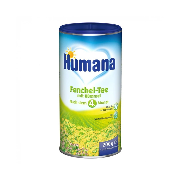 Дитячий чай Humana з фенхелем та кмином 200 г (4031244730978) - picture 1