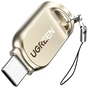 Зчитувач флеш-карт UGREEN USB-C to TF 3.0 CM331 Light Golden (80124) - зменшене зображення 1