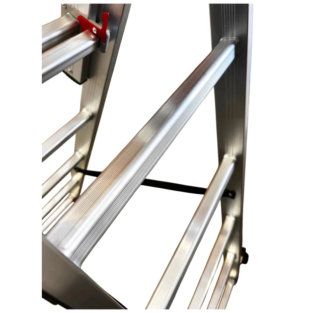 Драбина GTM 3-секції, розкладна, 3*14сх. 3,8-9,74м (KME314) - picture 8