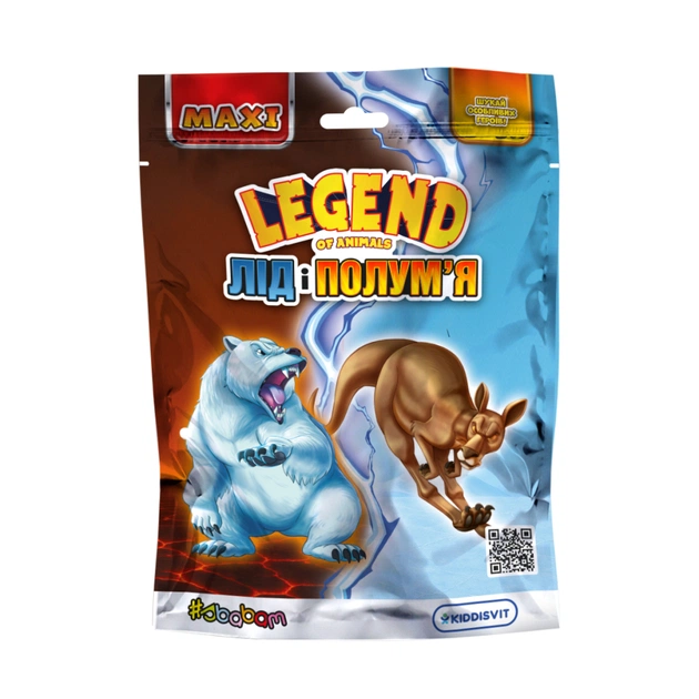Антистресс #sbabam сюрприз в виде животного серии Legend of animals Макси – Лед и пламя (60/CN25) - изображение 1