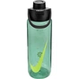 Пляшка для води Nike TR RENEW RECHARGE CHUG BOTTLE 24 OZ N.100.7636.011.24 зелений, чорний 709 мл (887791805515) - зменшене зображення 1