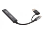 Концентратор USB Type-C/USB Maxxter 1xUSB-A 3.0, 2xUSB-A 2.0, 1xUSB-C Gray (HU3C-4P1CN-01) - уменьшенное изображение 4