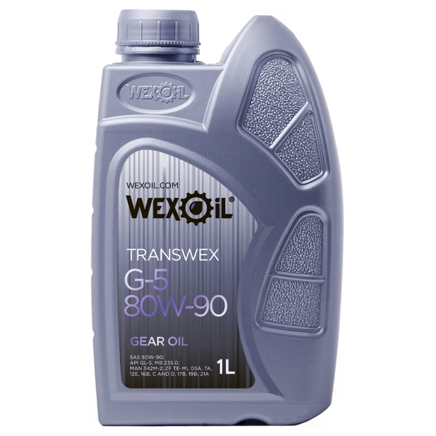 Трансмиссионное масло WEXOIL Transwex 80w90 1л - изображение 1