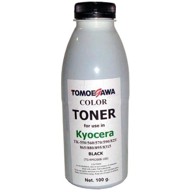 Тонер KYOCERA TK-550/825/865/880/895/8315 100г Black Tomoegawa (TG-KM5200B-100) - изображение 1
