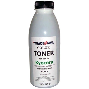 Тонер Tomoegawa KYOCERA TK-550/825/865/880/895/8315 100г Black (TG-KM5200B-100) зображення 1
