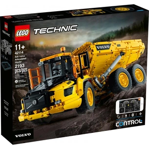 Конструктор LEGO Technic Самоскид Volvo 6 х 6 2193 деталі (42114) зображення 1