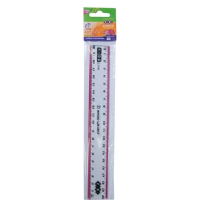 Лінійка ZiBi Kids Line 20см з рожевою смужкою, блістер (ZB.5610-10) зображення 1
