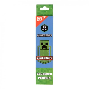 Олівці кольорові Yes 6 кольорів Minecraft Creeper (290724) зображення 1