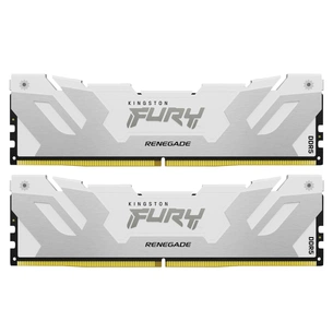 Модуль пам'яті для комп'ютера DDR5 64GB (2x32GB) 6000 MHz Renegade White Kingston Fury (ex.HyperX) (KF560C32RWK2-64) зображення 1