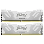 Модуль пам'яті для комп'ютера DDR5 64GB (2x32GB) 6000 MHz Renegade White Kingston Fury (ex.HyperX) (KF560C32RWK2-64) - зменшене зображення 1