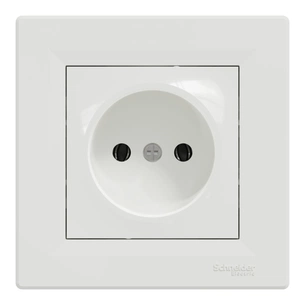 Розетка Schneider Electric ASFORA без заземлення біла (EPH3000121) зображення 1