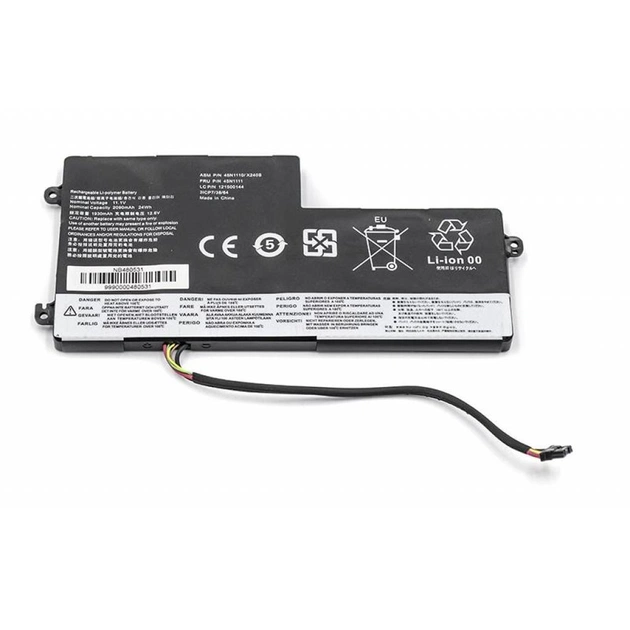 Акумулятор до ноутбука PowerPlant IBM/LENOVO ThinkPad S440 (45N1138) 11.1V 24Wh (NB480531) - изображение 1