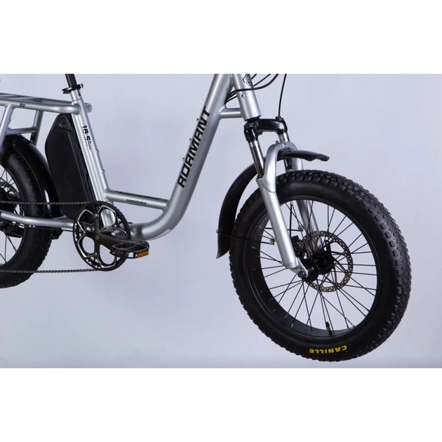 Электровелосипед Dorozhnik 20" ADAMANT DD FR рама-18,5" 8B 17.5А*г 500Вт 2026 срiблястий (ELB-D-20-076) - изображение 4