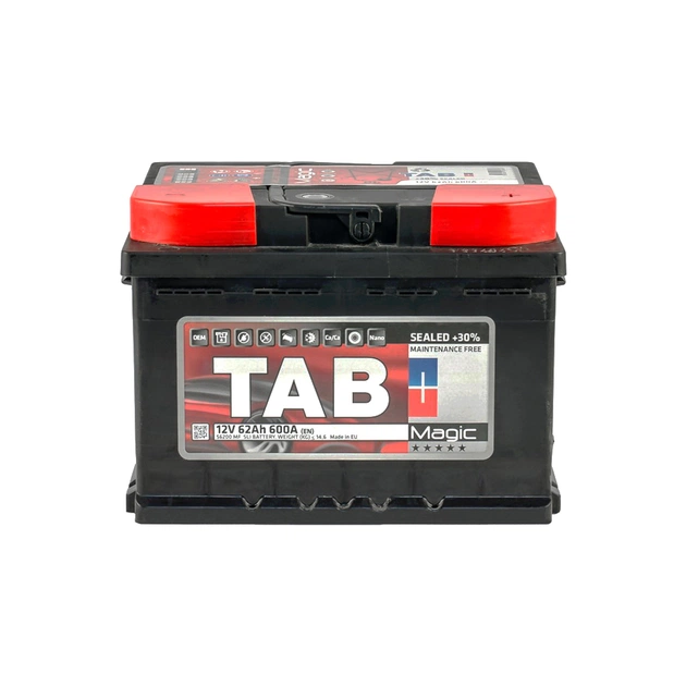 Акумулятор автомобільний TAB 62 Ah/12V Magic Euro (189 063) - зображення 1