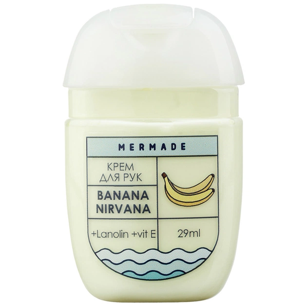 Крем для рук Mermade Banana Nirvana З ланоліном 29 мл (4820241300990) - изображение 1