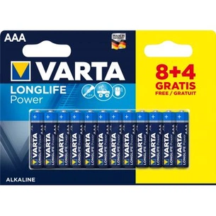 Батарейка Varta AAA Varta LongLife Power * 12 (8+4) (04903121472) зображення 1