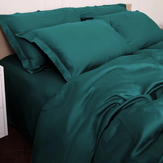 Постільна білизна MirSon Tencel №07 Emerald 160х220 полуторний Євро (2200009370960) - picture 8