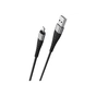 Дата кабель USB 2.0 AM to Lightning 1.0m 2.4A nylon BX32 black BOROFONE (6931474710413) - зменшене зображення 2