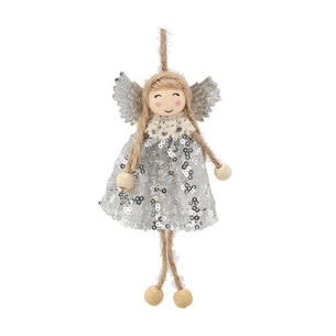 Ялинкова іграшка Chomik Фея" блискітки 7,5х16 см (5900779900615_3) зображення 1