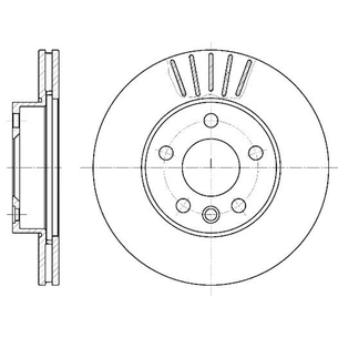 Гальмівний диск REMSA 6551.10 зображення 1