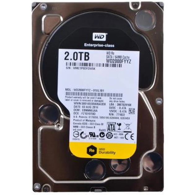 Жорсткий диск 3.5" 2TB WD (#WD2000FYYZ#) - изображение 1