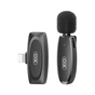 Мікрофон XO MKF08B з придушенням шуму lightning Black (XO MKF08B-IP) - зменшене зображення 1