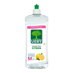 Засіб для ручного миття посуду L'Arbre Vert Лимон 750 мл (3450601022173/3450601047213) зображення 1