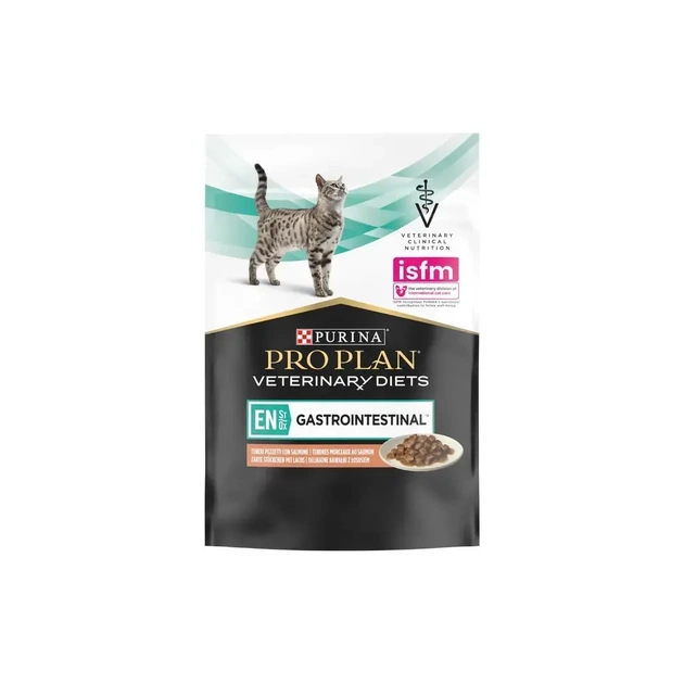 Влажный корм для кошек Purina Pro Plan Veterinary Diets EN с заболеваниями желудочно-кишечного тракта. С лососем 10x (7613035983359) - изображение 1