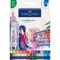 Художественный маркер Faber-Castell акварельных двухсторонних Goldfaber Aqua Dual Marker, 24 цвета (32364) - уменьшенное изображение 1