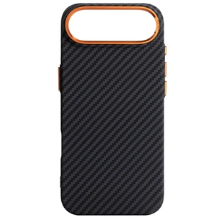 Чохол до мобільного телефона Armorstandart LikeCarbon2 SE MagCase Apple iPhone 17 Air Black Orange (ARM89155) зображення 1