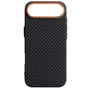 Чохол до мобільного телефона Armorstandart LikeCarbon2 SE MagCase Apple iPhone 17 Air Black Orange (ARM89155) - зменшене зображення 1