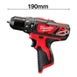 Шуруповерт Milwaukee M12 BPD-0, 30Нм (без АКБ та ЗП) (4933441950) - зменшене зображення 3
