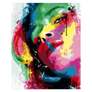 Картина по номерам Strateg Яскрава дівчина VA-0687 40х50 см (4820220563422) зображення 1