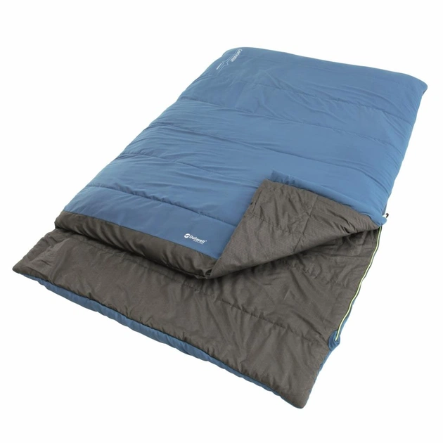 Спальний мішок Outwell Celebration Lux Double/+2°C Blue (Left) (928365) - зображення 1