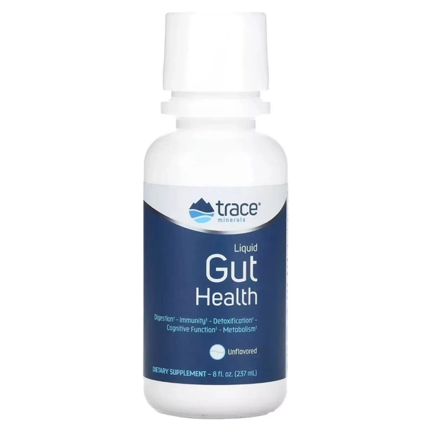 Вітамінно-мінеральний комплекс Trace Minerals Здоров'я кишечника, Liquid Gut Health, 237 мл (TMR-00752) - изображение 1