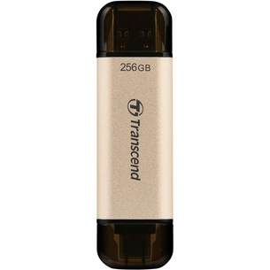 USB флеш накопичувач Transcend 256GB JetFlash 930 Gold-Black USB 3.2/Type-C (TS256GJF930C) зображення 1
