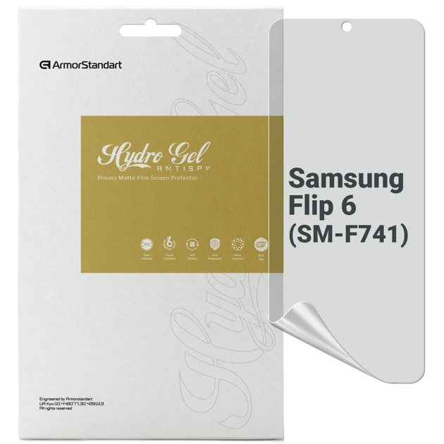 Плівка захисна Armorstandart Anti-spy Samsung Flip 6 (SM-F741) (ARM79591) - зображення 1