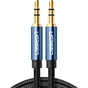 Кабель мультимедійний 3.5mm M to 3.5mm M 2.0m AV112 blue Ugreen (10687) - зменшене зображення 1