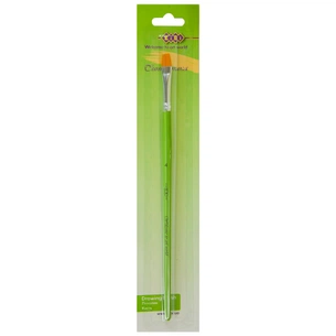 Пензлик для малювання ZiBi синтетика пласка №4 (ZB.6933SF-4b) зображення 1