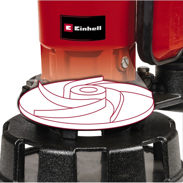Дренажный насос Einhell GE-DP 900 Cut, 900Вт, 16000л/час (4181550) - изображение 3