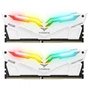 Модуль пам'яті для комп'ютера DDR4 16GB (2x8GB) 3000 MHz T-Force Night Hawk White RGB Team (TF2D416G3000HC16CDC01) - уменьшенное изображение 1