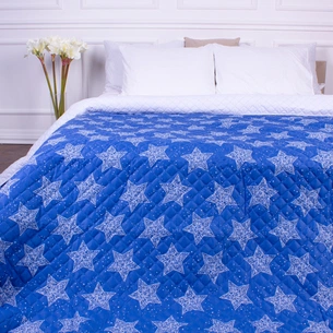 Покривало MirSon Print Line №7128 Blue Star 180х210 (2200006079057) зображення 1