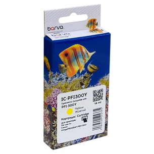 Картридж Barva Canon PFI-300Y 4196C001 530с yellow (IC-PFI300Y) зображення 1