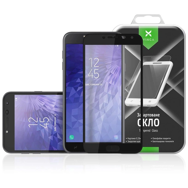 Скло захисне Vinga для Samsung Galaxy J4 (2018) J400 (VTPGS-J400) - picture 1