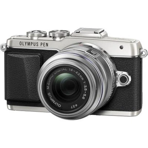Цифровий фотоапарат Olympus E-PL7 14-42 mm Pancake Zoom Kit silver (V205073SE001) зображення 1