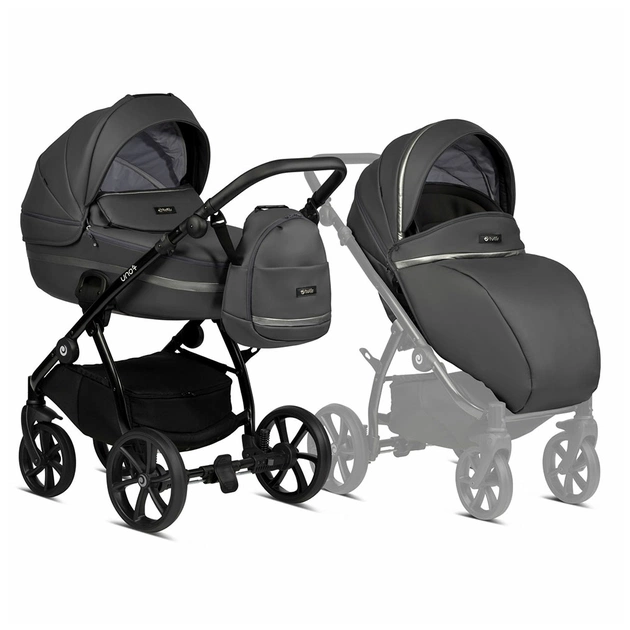 Коляска TUTIS 2 в 1 Uno+ Leather Licorice (1072166) - зображення 1