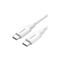 Дата кабель USB-C to USB-C 0.5m 3A 60W US264 white Ugreen (60517) - зменшене зображення 1